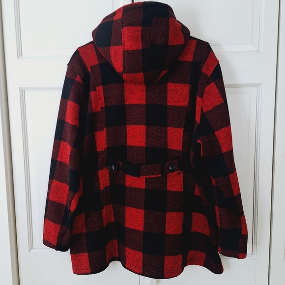 Madden Girl buffalo plaid coat - Picture 4 of 6